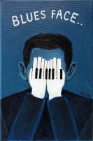 Blues Face... - Jiří Slíva - originál